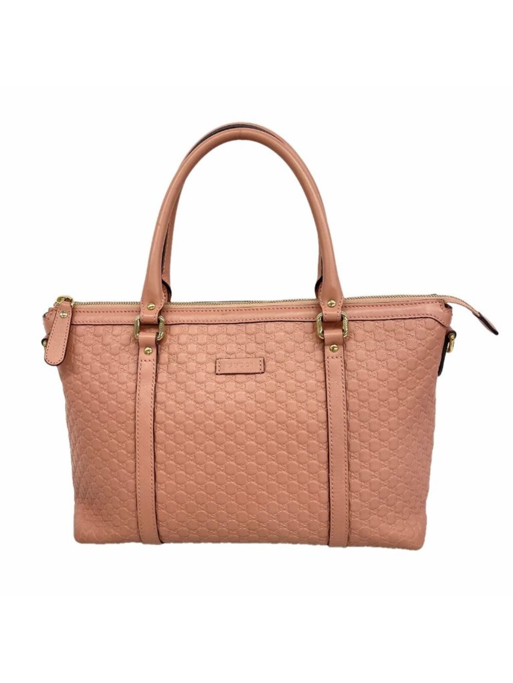 Gucci Handbag Micro Guccissima Leather Pink Gold